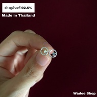 92.5% Sterling Silver Earrings Minimalist Star Earrings.