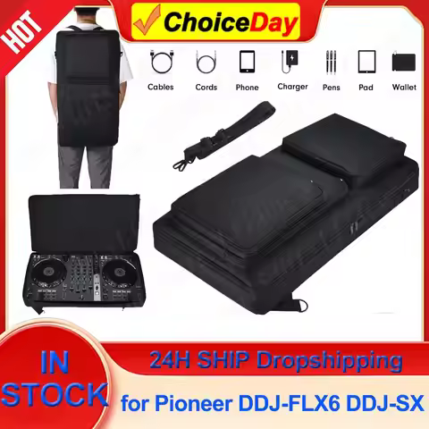 DJ Controller Padded Storage Bag for Pioneer DDJ-FLX6 DDJ-SX DDJ-SX2 DDJ-SX3 Storage Bag Protective 