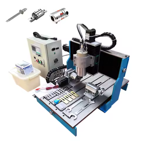 LY Dual Spindle 6040L Square Rail Wood Router Engraving Cutting Milling Machine Offline Metal Engrav