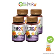 VISIO A+ วิสิโอ เอ พลัส ผลิตภัณฑ์เสริมอาหารดูแลดวงตา 30 แคปซูล (4 แถม 1) #201694
