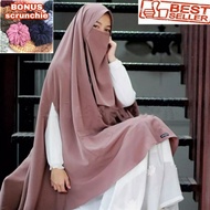 Khimar Jumbo As Syifa / Khimar Asyfa Bonus Cadar Syari Asyifa
