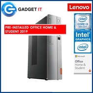 LENOVO IDEACENTRE 510S-07ICB 90K800GPMI (I3-9100,4GB,1TB HDD,UHD 610 GRAPHICS,WIN10) PRE-INSTALLED M