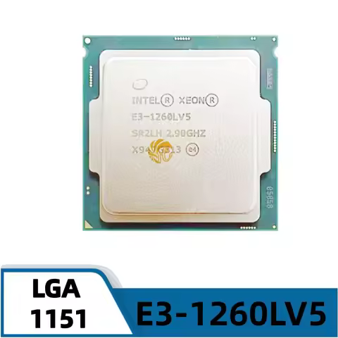 Intel Xeon E3-1260LV5 2.9 GHz Quad-Core 8-Thread CPU 45W LGA 1151 E3 1260LV5 E3 1260L V5