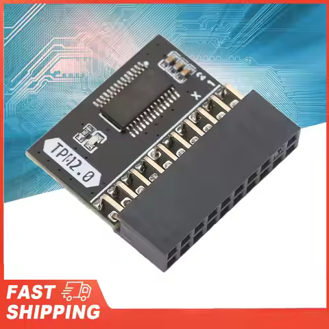 20Pin TPM 2.0 Encryption Security Module PCB Material for Win11 Gigabyte ASUS Stable Replacement Com