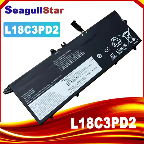 L18M3PD1 L18C3PD2 Laptop Battery For Lenovo ThinkPad T14S T490S T495S Series L18C3PD1 L18L3PD1 L18M3