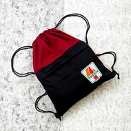 Stringbag Pocket 4 Twenty Sports Bag Drawstring Backpack Pocket Zipper Parody Logo Weird Drill Fabri