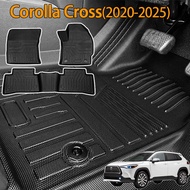 3D Car mat Corolla Cross(2020 - 2025)Car Mat car floor mat 3D foot mat carpet TEP rubber right hand 