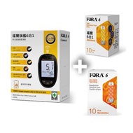 瑞士品牌 Fora 福爾6合1 多功能血糖機套裝+膽固醇10張+尿酸10張 *香港行貨五年保養*