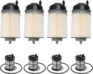 4Pcs Upgraded Fuel Filter Fits For Detroit Diesel Engines DD13 DD15 DD16 2020 and Newer,A4720921705,