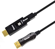 Orei 200 Feet Fiber Optic Full UHD HDMI Cable 4K @ 60Hz, Latest 2.0B HDR, Arc, HDCP2.2, 3D, High Speed 18Gbps Subsampling 4: 2: 0 Slim and Flexible with Mirco HDMI to HDMI Attachment