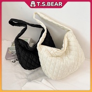 Puffy Shoulder Bags Handbag Women Bag Large Capacity Cloud Fold Casual Light Dumpling Sling Bag Mess