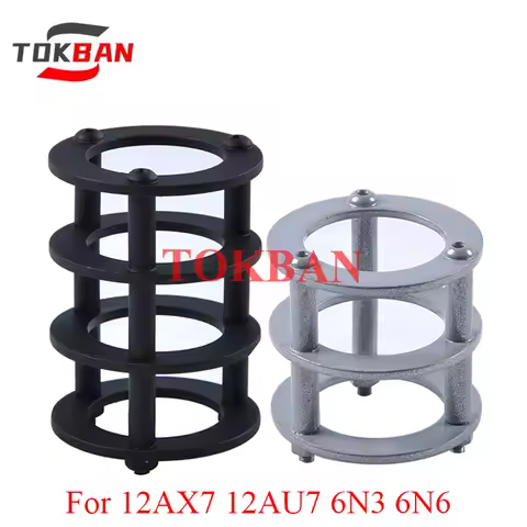 Tokban Tube Protective Cover for 12AX7 12AU7 6N3 6N6 Vacuum Tube Shield 43*39mm 60*39mm Diy Amplifie