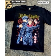 PG 79 Jujutsu T-Shirt Cartoon Pattern Game Series Black Tight Screen Printing Soft Fabric Cotton1 S 