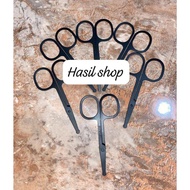 MATA Small Shaving Scissors Nose Hair Eyebrow Thread Blunt Tip Steel