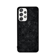 Casing Case Samsung Galaxy A51 A71 A31 A52 A72 A32 A53 A73 A33 5G Black Wahite Doodle FF1484