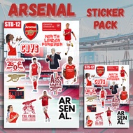 Arsenal Football Club Vinyl Sticker Pack – Arsenal FC COYG North London Forever Waterproof Sticker L