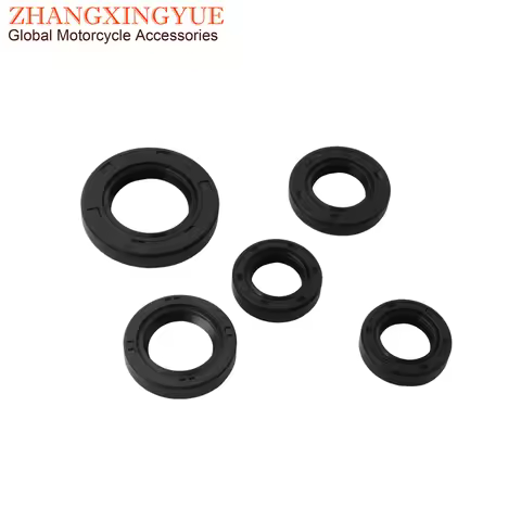 5pc Dio50 ZX50 Tact50 Engine Oil Seal Assy For Honda Dio AF16 TACT AF17 AF18 AF27 AF28 AF34 AF35 ZX 