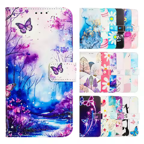Case For Motorola Moto X40 X30 S30 Pro Thinkphone 25 Cartoon Abstract 7 Card Insertion Phone Cover F