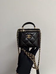Chanel 小盒子 vanity case 長盒子 chanel wallet on chain