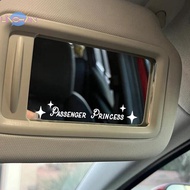 [LinshanS] 1PC Auto Interior Accessories Creative Passenger Princess Mirror Car Decal Cute Car Vinyl