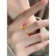 [Titanium Steel Does Not Fade] Love Endless Knots Knots Knots Couple Rings Bow Knots More Fortune Sa