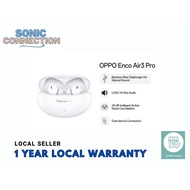 OPPO Enco Air3 Pro True Wireless Noise Cancelling Earbuds (White) (1 Year Local Warranty)