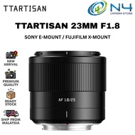 TTArtisan AF 23mm F1.8 Auto Focus APS-C Large Aperture Lens for Fujifilm / Sony