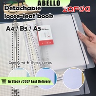 A5/B5/A4 Binder Refill Paper 60Leaves Line/Grid/Blank Loose Leaf Notebook Refill Sheet Notepad Paper