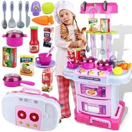 MAINAN YANG BESAR Dapur Mainan Masak-Masakan 3 in 1 Kitchen Set / Doctor Set Pretend Play Set for Ki