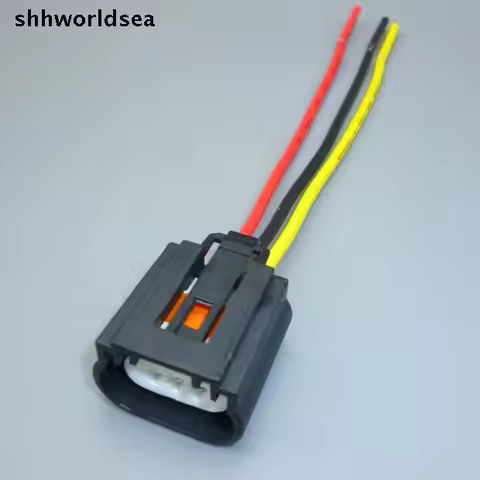 Shhworldsea 3 pin way hot sale ceramic H13 car wire socket H13 auto bulb holder H13 9008 automotive 