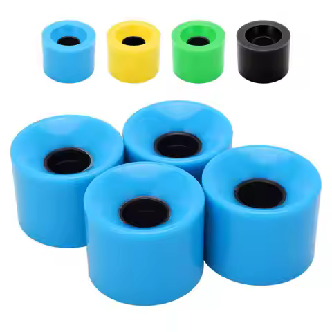 PUENTE 4Pcs 60x45mm Skateboard Wheels 78A Longboard Cruiser Wheels Replacement Parts