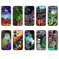 for Redmi Note 11 11S PRO 4G 5G K20 K30 K30i Zoom Minecraft Soft black phone case