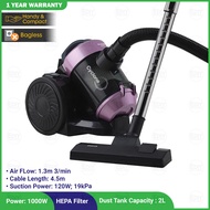 【NEW】 KHIND VC8008 VC8010 VC8012 MAX POWER 800W 1000W 1200W CYCLONE COMPACT BAGLESS VACUUM CLEANER V