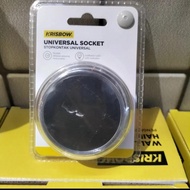 KRISBOW STOP KONTAK UNIVERSAL ROUND - HITAM -COPICOP STORE
