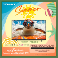 Devant 75 inch 4K UHD VIDAA TV, 75UHD205 - Netflix, YouTube, Prime Video, HDR10+, VIDAA Voice Comman