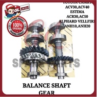 BALANCE SHAFT GEAR ORIGINAL TOYOTA CAMRY ESTIMA HARRIER ALPHARD VELLFIRE ACV30 ACV40 ACR30 ACR50 ANH