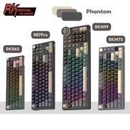 Royal Kludge RK M20 R65 R75 M75 R87Pro R98Pro N99 68HE 75HE Phantom With Knob RGB Mechanical Keyboar