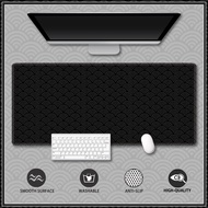 Large Gaming Mouse Pad Thickened Large Size Computer Mouse Pad Japanese Pattern Desk Mat Natural Rubber Table Mats One Piece Mousepad
