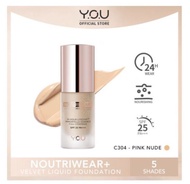 You Noutriwear + Velvet Liquid Foundation SPF 25 PA+++ | Foundation You | You Makeups