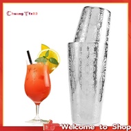 【Chuangtfx03】Cocktail Shaker Boston Shaker 304 Stainless Steel Barra De Ferramentas Engraving Design
