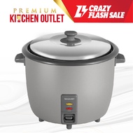 【24H Ship Out】Sharp 2.2L Conventional Rice Cooker KSH228SPK | KSH228SSL | Non-Stick Inner Pot | Peri