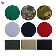 [Custom  patch] HK.Twill cloth blank can be written graffiti DIY name solid color3D  Velcro Patch /B
