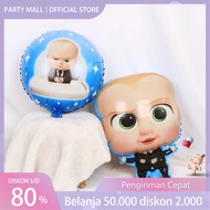 Jumbo Baby Boss Foil Balloons Boss Baby and Team Round Foil/s Large Baby Boss Foil Balloons for Chil