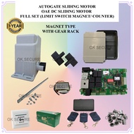Autogate Sliding Motor- Fullset OAE DC Sliding Motor (Magnet Limit Switch/ Counter)