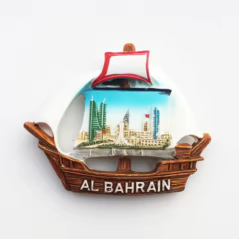 Bahrain Tourism Souvenirs Fridge Stickers Wedding Gifts Home Decor Bahrain Travelling Magnetic Stick