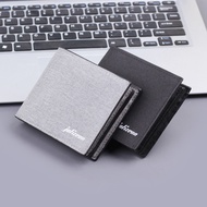 Men men Canvas Wallet men Thickened Short Wallet Large Capacity Cash Wallet men Wallet men 0SMH