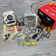 ชุดลูกสูบ KDR พร้อมฝา RG 4 วาล์ว ใส่เวฟ125rsx/เวฟ125i บังลม ขนาดลูก 56-67