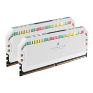 64GB (32GBx2) DDR5 5600MHz RAM (หน่วยความจำ) CORSAIR DOMINATOR PLATINUM RGB DDR5 (WHITE) (CMT64GX5M2B5600C40W) // แรมสำหรับคอมพิวเตอร์ PC