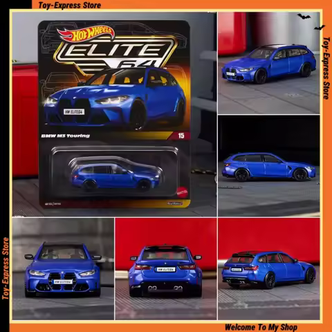Hot Wheels 2025 Elite 64 Children Toys Hotwheels 2025 1:64 Car Model Boys Kids Toys BMW M3 Touring D