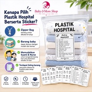 Beg Bersalin Hospital Zipper Bag Maternity Packing Bag Baby Newborn Organizer Baju Ibu & Bayi Labour